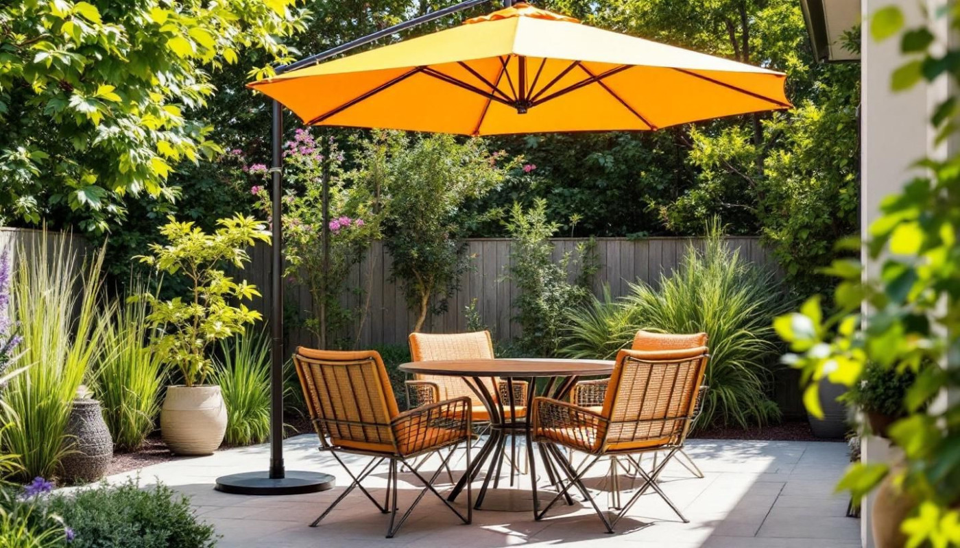 Comment intégrer un parasol déporté dans votre aménagement extérieur ?
