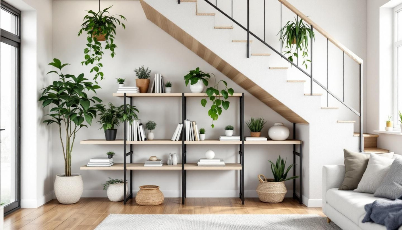 Optimisation de l'espace sous escalier : idées créatives et pratiques